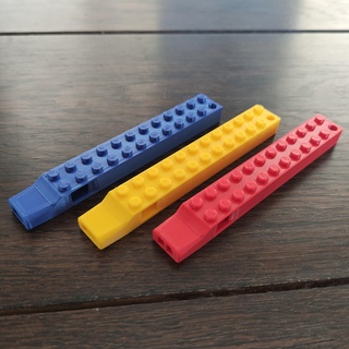 vapor trem apito Lego compatível blocos tijolos construção montar comboio 3d print model - Mito3D