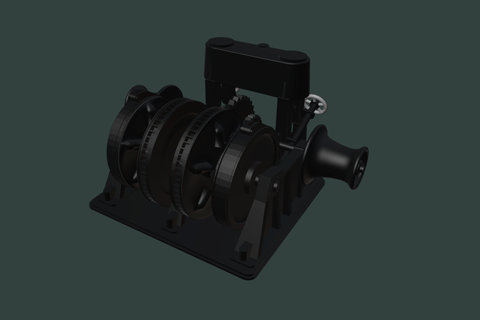 steam windlass Game printship3d ssnomadic ship model making anchorwinch scalemodel rc-ship remote controlled nomadic titanic olympic queen mary mauretania lusitania steamship oceanliner 3d print model - Mito3D
