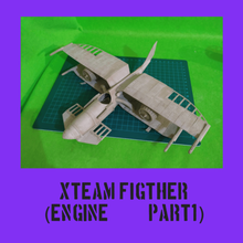 steampunk-Doppeldecker part1 Spiel modelkit Modell Flugzeug palne bipalne steampunk starwars xwing kostenlos unterstützt 3d print model - Mito3D