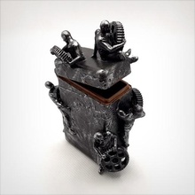 steampunk box hinge art storage 3d print model - Mito3D