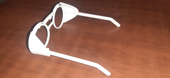 steampunk lunettes 3d print model - Mito3D