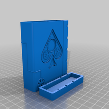 steampunk inspired card box playing toy_game_accessories 3d print model - Mito3D