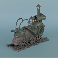 Steampunk salyangoz lokomotif 3d print model - Mito3D