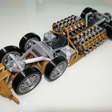 steampunk speedcar vários do veículo fillamentum ultimaker 3d print model - Mito3D