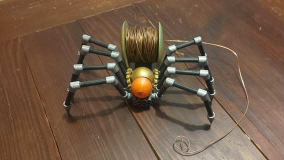 steampunk araña animal figurilla decorativo cosplay accesorios 3d print model - Mito3D