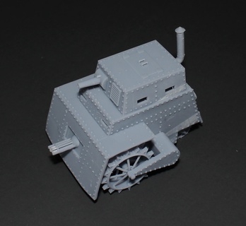 steampunk tank turtle wild west western 3d print model - Mito3D