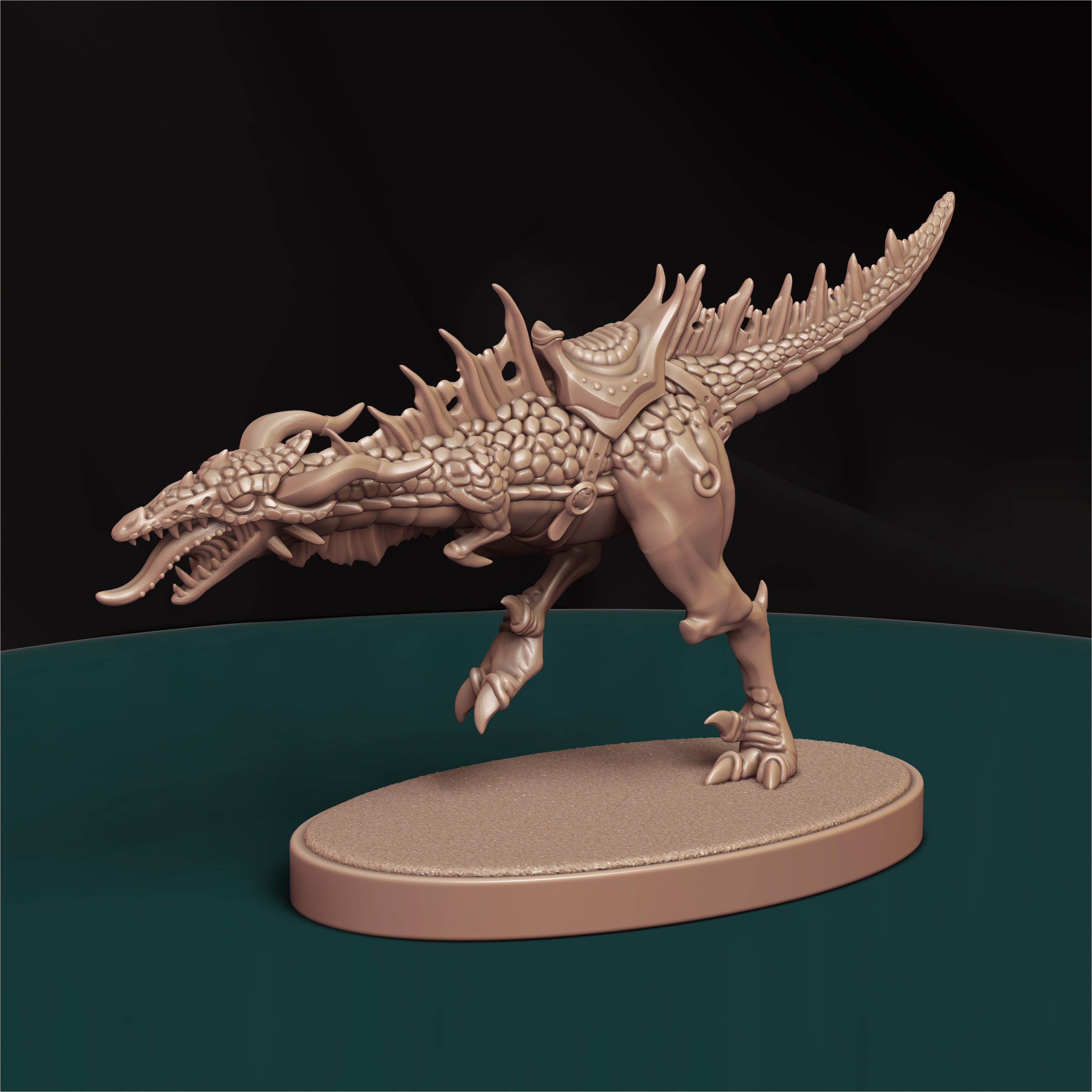 corcel luxúria dadomo felicidade buscadores andarilhos infernais lâminas lisas daemonettes rpg tampo mesa jogo guerra dnd 3D print model - Mito3D