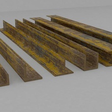 viga de acero conjuntos la arquitectura varilla techo en el sótano kg elevación salud cuadro roble madera pared hormigón edificio edad loft barril peso pie los 3d print model - Mito3D