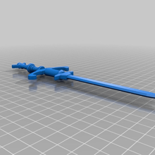 steel claymore dagger props 3d print model - Mito3D