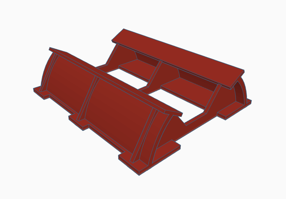 acier bobine berceau bêlement wagons oo modèle chemin fer charges rail jauge réservoirs 1 76 3d print model - Mito3D