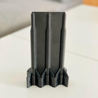 steel dart arrow case - fast printable little material vase fashion spiral mode low consumption printing 3d modeling functional darts storage easy 3d print model - Mito3D