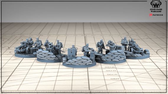 çelik muhafızlar hwt 5 sahneler oyun wh40k 3d print model - Mito3D
