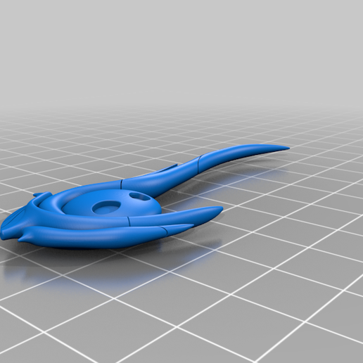 acier âme badge 3D print model - Mito3D