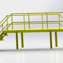 steel stairr 3d print model - Mito3D