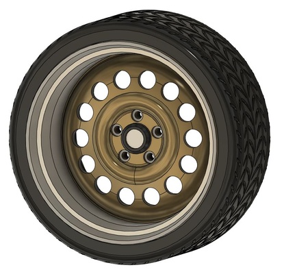 steelies borda pneu roda jdm diecast chaveiro comício personalizadas rc mini z miniz 3d print model - Mito3D