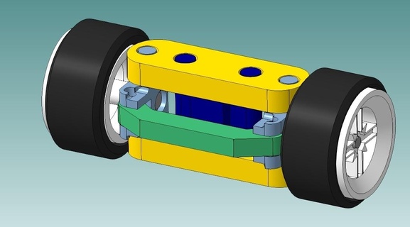 steering gear 1 64 hotwheels mechanism scale 3d print model - Mito3D