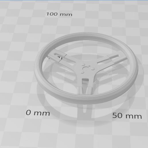 steering wheel game rc car model driver 3D print model - Mito3D