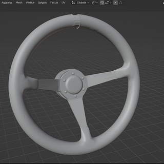 steering wheel 1 10 motorsports scaled carmodel rally drift 3d print model - Mito3D