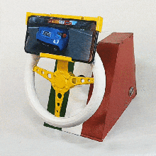 Lenkung Rad Zelle Telefon Halter Unterstützung Spiel Flyer Helm Wagen Mercedes Autos Spielzeug armbar Spiele einfach drucken 3d print model - Mito3D