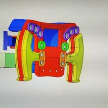 direção roda f1 3d print model - Mito3D