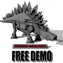stego walker Guerre stellari at camminatore demo parts 3d print model - Mito3D