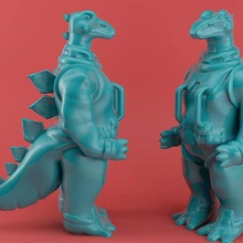 stego dinosaucers game dino dinosaucer 3d print model - Mito3D