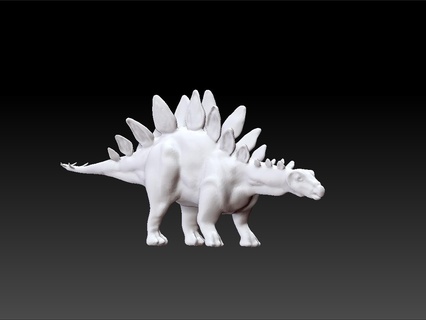 stégosaure 3d print model - Mito3D