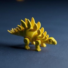 estegossauro flexi articulado arte brinquedos brinquedo 3d print model - Mito3D