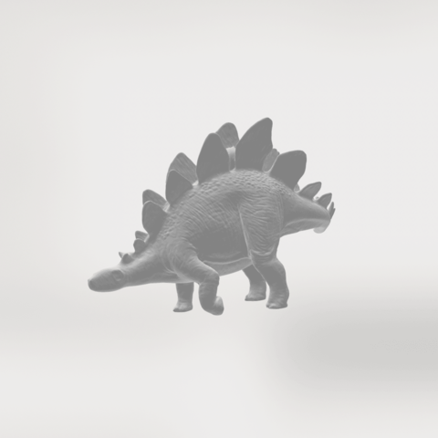 stegosauro ii gioco animali dinosauro Scansione 3d 3D print model - Mito3D