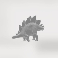 stegosaurus ii Spiel Tiere Dinosaurier 3d-scan 3d print model - Mito3D