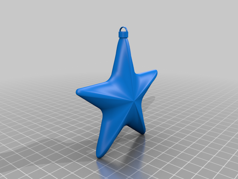 stella natale Natale decorazioni ornamento palla arredamento 3D print model - Mito3D