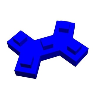 tige brix 43 4x5 3x0 1 géométrie jouet math tessellation 3d print model - Mito3D