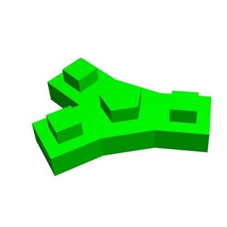 Stengel brix 45 4x3 5x1 2 Geometrie Spielzeug Mathematik Tessellation 3d print model - Mito3D