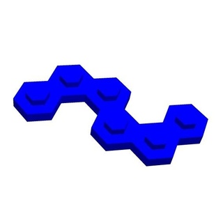 tige brix 6 6x6 4 géométrie jouet math tessellation 3d print model - Mito3D