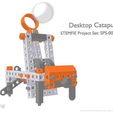 tigefie bureau catapulte Jeu stemfie3d jouets meccano tige tigeéducation 3d print model - Mito3D