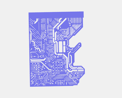 pochoir circuit planche 3d print model - Mito3D