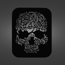 stencil keychain stripe skull celts vikings 3d print model - Mito3D