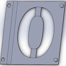 stencil números ferramenta a pintura disponível junte-se imprimir 3d os 3d print model - Mito3D