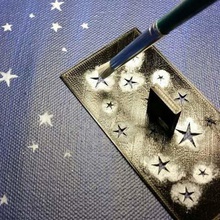 stencil stars art tools star 3d print model - Mito3D