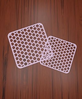 stencil texture 35 Home textures painting cookie sublimation decoration fund pastry chefs biscuit makers confectioners template bees honeycomb hexagons 3d print model - Mito3D