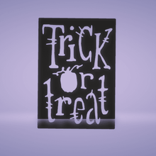 stencil trick treat halloween letter letters 3d print model - Mito3D