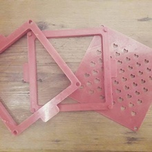 Schablonen Schablone Halter Unterstützung einstellen Fondant Porzellan Kekse Plätzchen Cutter 3d print model - Mito3D