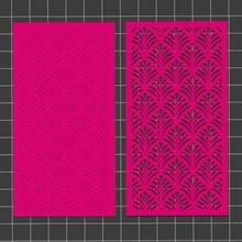 Schablonen Ventalia Muster Polymer Lehm Schmuck Cutter Kochen Jahrgang Neu 3d print model - Mito3D