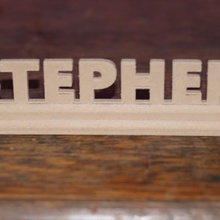 stephen art name stand letters display decoration 3d print model - Mito3D