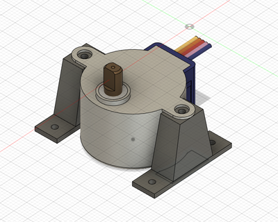 stepper motor bracket 28byj-48 support 3d print model - Mito3D