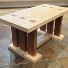 stepper stool various wood useful model household art 3d 3d print model - Mito3D