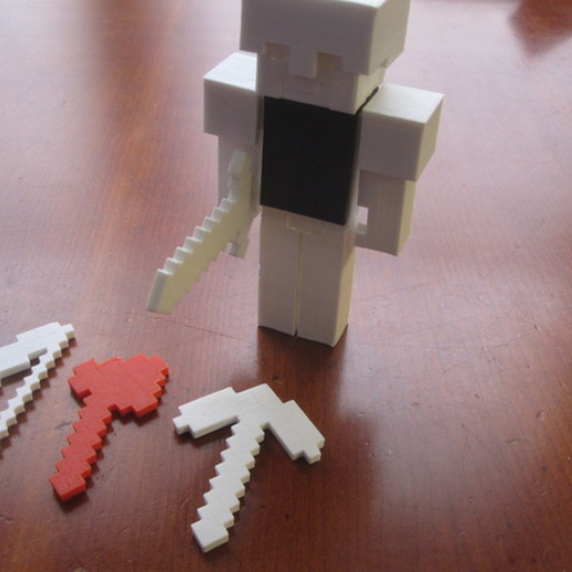 steve mincraft game 3D print model - Mito3D