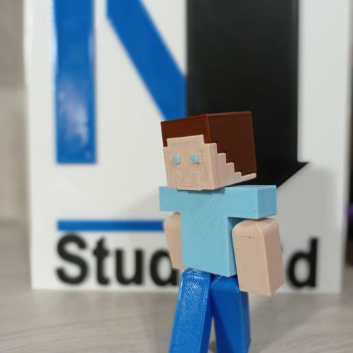 Steve Minecraft 3D print model - Mito3D