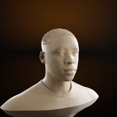 steven bergwijn bust art soccer netherlands psv eindhoven eredivisie tottenham hotspur 3d model printing figure collection fan sculpture high quality detailed design clubs 3d print model - Mito3D