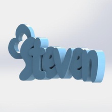 steven Anahtarlık gadget 3d keytag adlı 3d print model - Mito3D